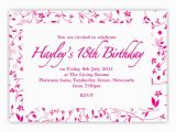 Invitations for 18th Birthday Party 18th Birthday Party Invitation Birthdays