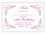 Invitations for 18th Birthday Party 18th Birthday Party Invitation Birthdays