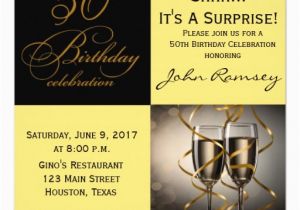Invitations for 50 Birthday Party Surprise 50th Birthday Party Invitations Wording Free