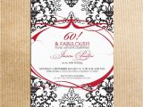 Invitations for 60 Birthday Party 20 Ideas 60th Birthday Party Invitations Card Templates