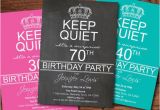 Invitations for 70th Birthday Party Templates 8 70th Birthday Party Invitations for Your Ideas