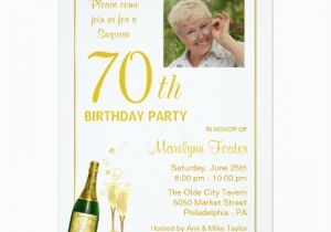 Invitations for 70th Birthday Party Templates Surprise 70th Birthday Invitations Announcements