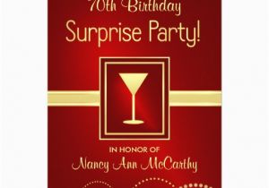 Invitations for 70th Birthday Surprise Party Custom 70th Birthday Surprise Party Invitations 5 Quot X 7