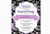 Invitations for 70th Birthday Surprise Party Surprise Invitation Purple 70th Birthday Party by