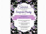 Invitations for 70th Birthday Surprise Party Surprise Invitation Purple 70th Birthday Party by