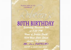 Invitations for 80th Birthday Surprise Party 80th Birthday Invitation Surprise Party Invite by