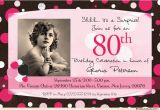 Invitations for 80th Birthday Surprise Party Free Printable Surprise 80th Birthday Party Invitations