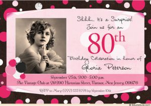 Invitations for 80th Birthday Surprise Party Free Printable Surprise 80th Birthday Party Invitations