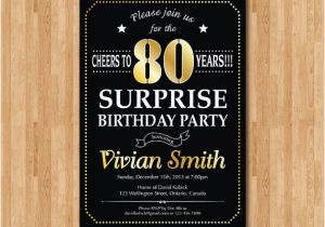 Invitations for 80th Birthday Surprise Party Surprise 80th Birthday Party Invitations Dolanpedia