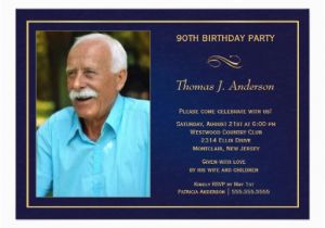 Invitations for 90th Birthday Party Personalized 90th Invitations Custominvitations4u Com