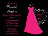 Invitations for A Sweet 16 Birthday Party Dress Sweet 16 Birthday Party Invitations Kids Sweet