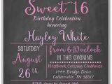Invitations for A Sweet 16 Birthday Party Sweet 16 Birthday Party Invitations