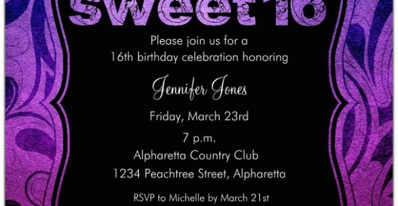 Invitations for Sweet Sixteen Birthday Party Brilliant Emblem Sweet 16 Birthday Party Invitations