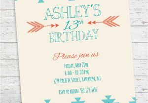 Invitations for Teenage Girl Birthday Party Best 25 Teen Birthday Invitations Ideas On Pinterest