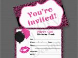 Invitations for Teenage Girl Birthday Party Birthday Invitation Blank Invitation Cards Superb