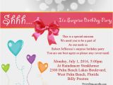 Invite to Birthday Party Wording Surprise Birthday Party Invitation Wording Wordings and
