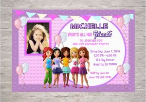 Inviting Friends for Birthday Party Lego Friends Birthday Invitations Printable