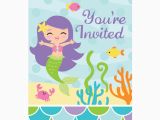 Inviting Friends for Birthday Party Mermaid Friends Birthday Party Invitations 8 Count