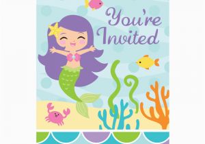 Inviting Friends for Birthday Party Mermaid Friends Birthday Party Invitations 8 Count