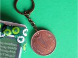 Irish Birthday Gifts for Him 1935 Irish Coin Birthday Gift Mens Birthday Keyring 82st