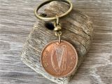 Irish Birthday Gifts for Him 1943 Irish Half Penny Keyring 76th Birthday Gift for Him