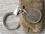 Irish Birthday Gifts for Him 72nd Birthday Gift 1945 Irish Coin Keyring Gift Under 10