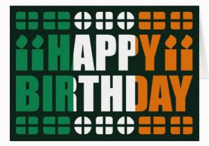 Irish Happy Birthday Meme Ireland Flag Birthday Card Zazzle