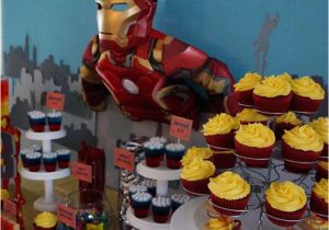 Iron Man Birthday Decorations Avengers Iron Man Birthday Party Ideas Photo 1 Of 30