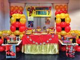 Iron Man Birthday Decorations Ironman themed Party Dessert Table Candy Bar