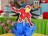 Iron Man Birthday Decorations Partylicious events Pr Birthday Marvelous Superhero