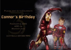 Iron Man Birthday Party Invitations Iron Man Birthday Invitations Best Party Ideas