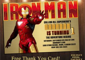 Iron Man Birthday Party Invitations Iron Man Birthday Invitations Best Party Ideas