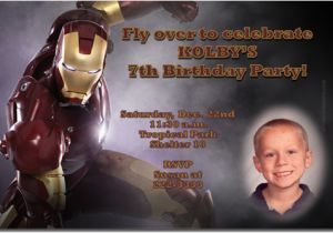 Iron Man Birthday Party Invitations Iron Man Birthday Invitations Ideas Bagvania Free