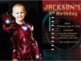 Iron Man Birthday Party Invitations Iron Man Birthday Party Invitation Digital Printable File