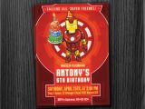 Iron Man Birthday Party Invitations Ironman Invitation Birthday Printable Download