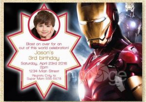 Iron Man Birthday Party Invitations Items Similar to Iron Man Printable Birthday Invitation