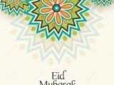 Islamic Birthday Card islamic Festival Eid Celebration Greeting Card Stock