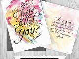 Islamic Birthday Card islamic Wedding Card islamic Card I Love You Card