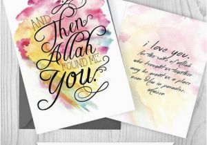 Islamic Birthday Card islamic Wedding Card islamic Card I Love You Card