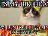 It S My Cat S Birthday Meme It 39 S My Birthday Grumpy Cat Birthday Meme On Memegen