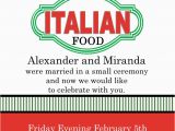 Italian Birthday Party Invitations Italian theme Party Invitations New Selections Winter 2018