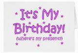 Its My Birthday Card It 39 S My Birthday Greeting Card Zazzle
