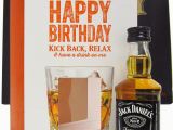 Jack Daniels Birthday Card Buy Jack Daniels Happy Birthday Card with Miniature Hard
