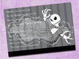 Jack Skellington Birthday Invitations Items Similar to Jack Skellington Birthday Invitation On Etsy