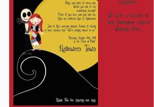 Jack Skellington Birthday Invitations Party Invitation Printable Jack Skellington and by