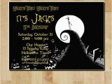 Jack Skellington Birthday Invitations the Nightmare before Christmas Birthday Party Invitation