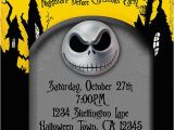 Jack Skellington Birthday Invitations Various Designs Nightmare before Christmas by