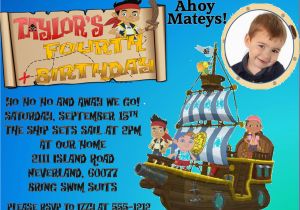 Jake and the Neverland Pirate Birthday Invitations Free Jake and the Neverland Pirates Birthday Invitations