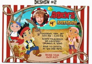 Jake and the Neverland Pirate Birthday Invitations Items Similar to Jake and the Neverland Pirates Birthday