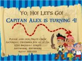 Jake and the Neverland Pirate Birthday Invitations Jake and the Neverland Pirates Birthday Invitation